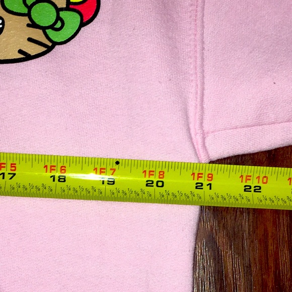 Pink unisex Hello Kitty Hoodie - Picture 7 of 8